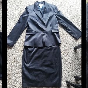 Mango Black Suit with pencil skirt
